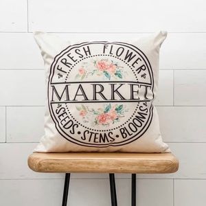 NEW Pillow Cover - Fresh Flower